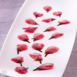 Cherry blossom preserved in sweet syrup
