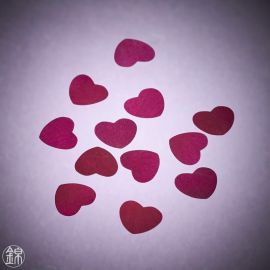 Dried edible red roses petals "Heart"