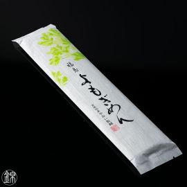 Yomogi men with mugwort leaves somen - Short date